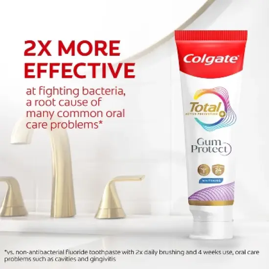 Colgate Total Active Prevention Gum Protect Whitening Toothpaste - Mint - 3.0oz image {3}