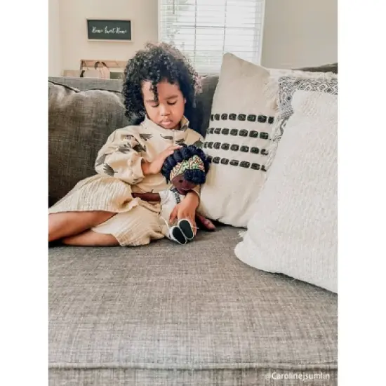 HarperIman Yumi 14'' Plush Linen Doll image {6}