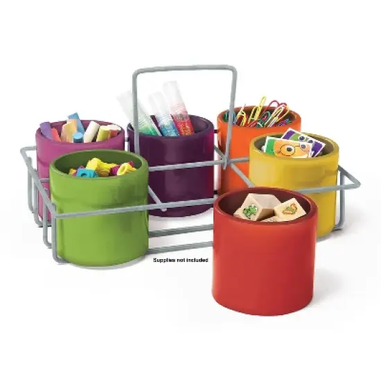 Essential Learning Sensational Classroom 6-Cup Caddy ELP626687 image {1}