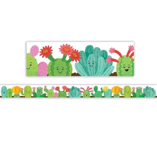 Teacher Created Resources&reg; Happy Cactus Crew Die-Cut Border Trim, 35 Feet Per Pack, 6 Packs image {1}