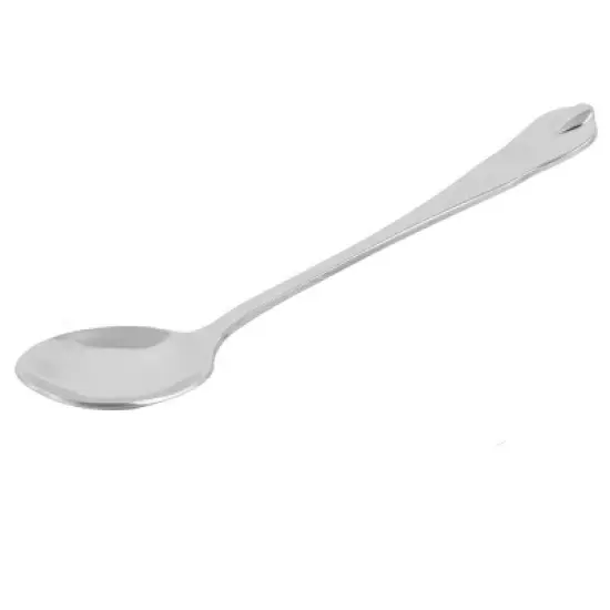Unique Bargains Kitchen Stainless Steel Flatware Cutlery Serving Tea Food Spoon 7'' Long 1 Pc image {3}