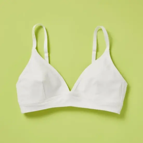 Yellowberry Girls' Triangle Full-Coverage Bra with Convertible Straps image {4}