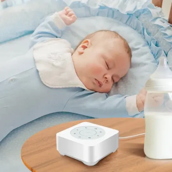 Letsfit Touch Sensitive Sound White Noise Machine Great for Kids Room Timer Travel Size - EP1 image {2}