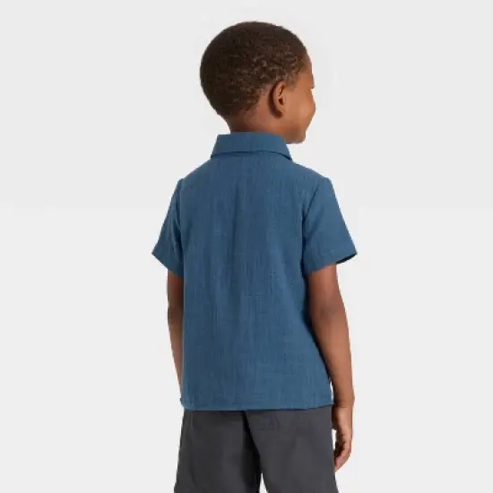 Toddler Boys' Short Sleeve Woven Shirt - Cat & Jack&trade; image {1}