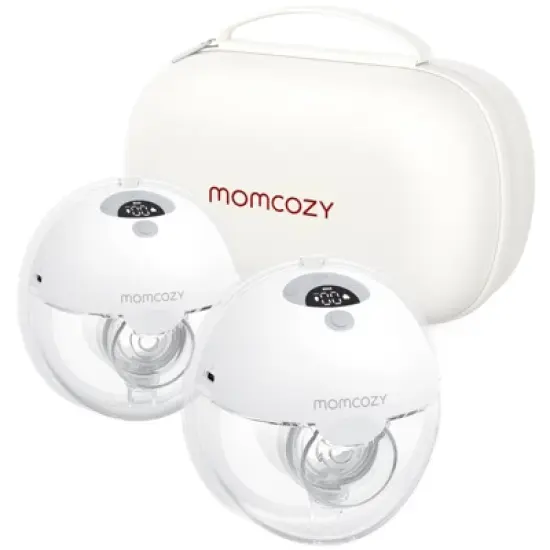 Momcozy M5 Hands-Free Wearable Electric Breast Pump Set image {12}