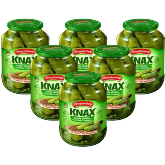 Hengstenberg Crunchy Gherkin Pickle - Case of 6/57.5 oz image {3}