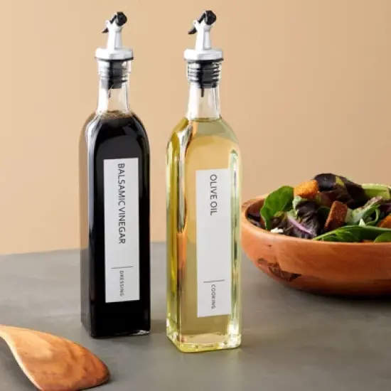 Talented Kitchen 157 Pantry Organization Labels for Food Storage Containers, Preprinted Black All Caps on Matte Vinyl Stickers for Minimalist Kitchen image {1}