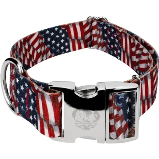 Country Brook Petz 1 1/2 Inch Premium Patriotic Tribute Dog Collar image {7}