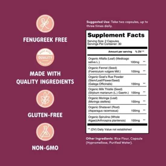 Oat Mama You Got This Lactation Supplements - 60ct image {2}