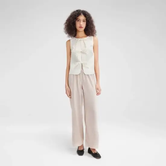 Women's Quilted Tie-Front Vest - Wild Fable&trade; image {1}