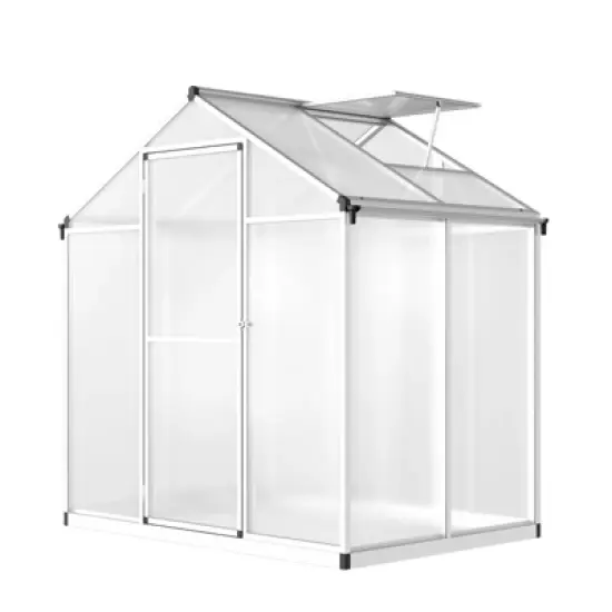 Walk-in Greenhouse Doors and Roof Windows Vent, Large Sun House for Garden Backyard Plant Garden Hot House image {7}