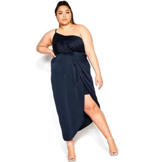 Women's Plus Size Sensual Dress - navy | CITY CHIC image {4}