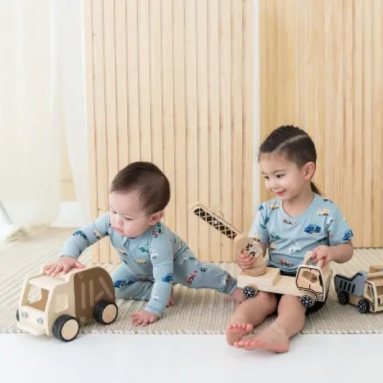 Zippered Romper in Construction image {4}