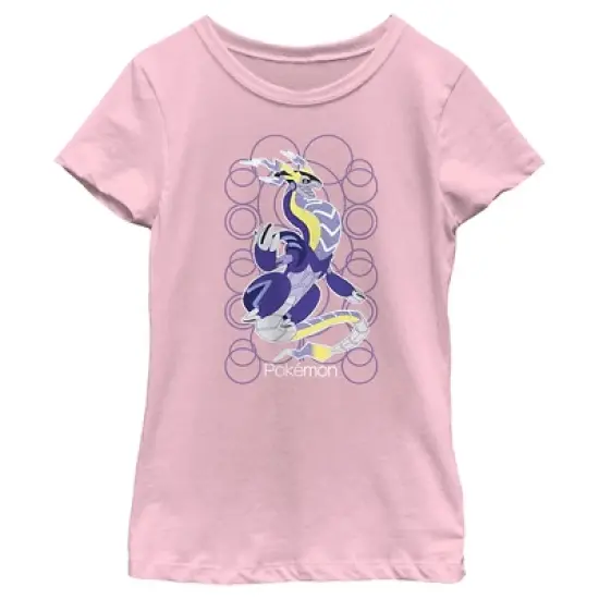 Girl's Pokemon Miraidon Portrait T-Shirt image {3}