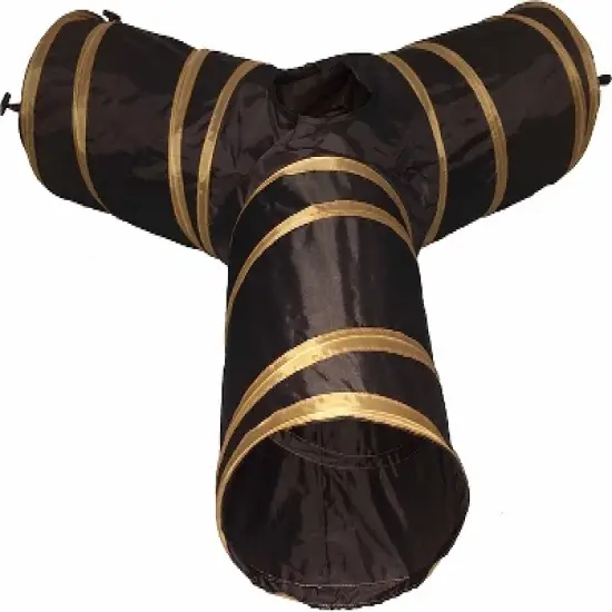 Pet Life  3-Way Kitting-Go-Seek Interactive Collapsible Passage Kitty Cat Tunnel image {4}