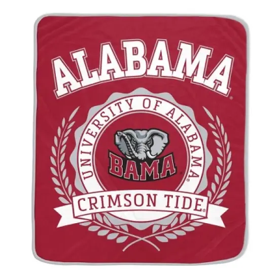 NCAA Alabama Crimson Tide Crest Ultra Soft Blanket image {2}