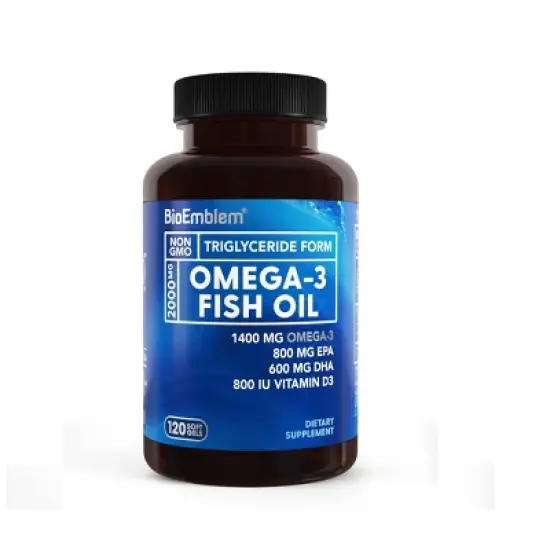 BioEmblem Omega-3 Fish Oil 2000mg 120 ct image {7}
