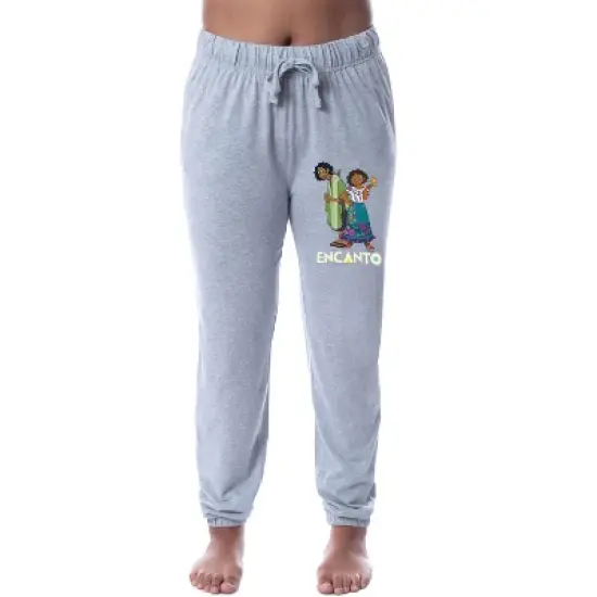 Disney Encanto Women's Mirabel And Bruno Sleep Jogger Pajama Pants Grey image {4}