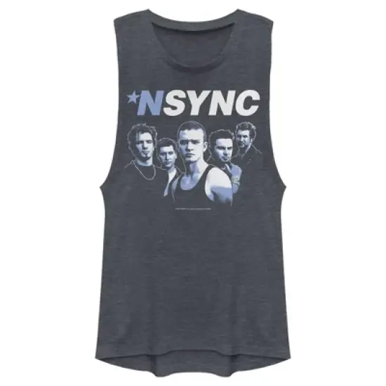 Junior's NSYNC Attitude Pose Festival Muscle Tee image {3}