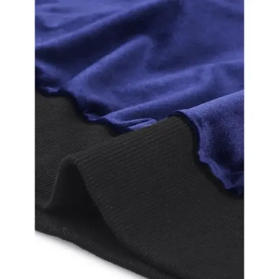 Agnes Orinda Women's Plus Size Velvet Zipper Slant Pocket Long Sleeve Casual Jackets image {4}