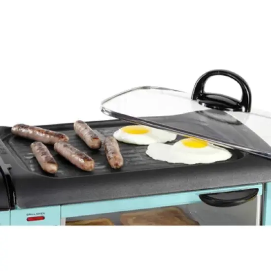 Nostalgia Electrics Retro 3-in-1Family Size Griddle Aqua image {2}