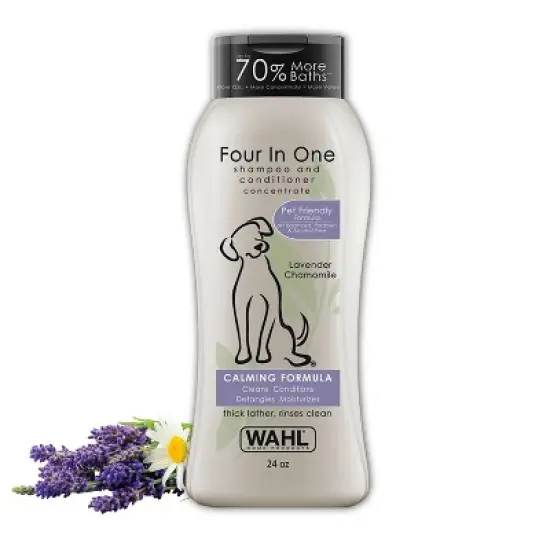 Wahl Four-In-One Fresh Scented Calming Formula Dog Shampoo and Conditioner - 24oz image {2}