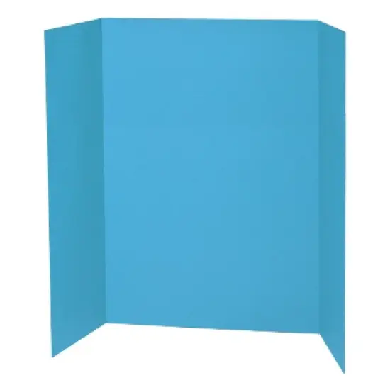 Pacon&reg; Presentation Board, Sky Blue, Single Wall, 48" x 36", 1 Board image {1}