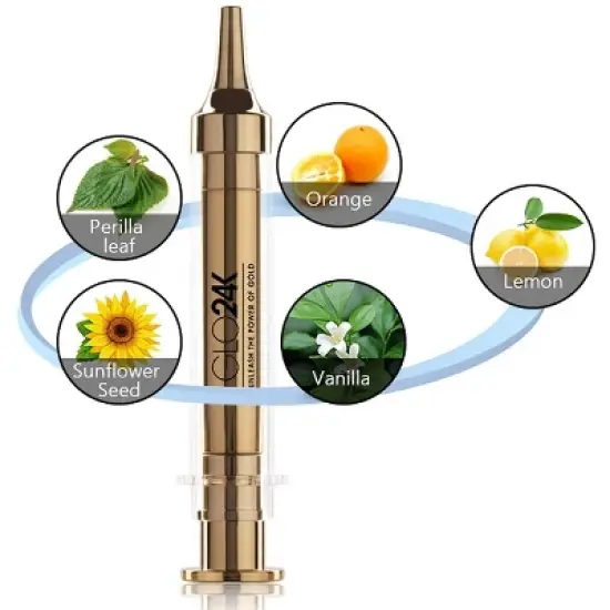 GLO24K Instant Facelift Cream with 24k Gold, Hyaluronic Acid, Peptides, and Vitamins, A,C,E. A Powerful Non-Invasive & Easy Alternative to Injections image {3}