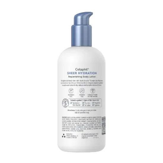 Cetaphil Sheer Hydration Replenishing Body Lotion Unscented - 16 fl oz image {4}