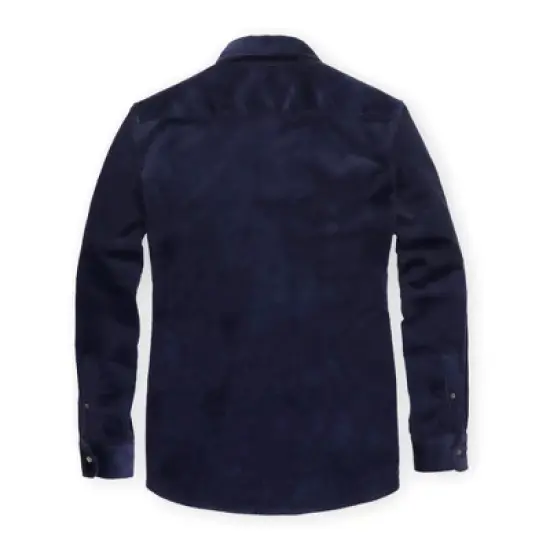 Hope & Henry Men's Organic Cotton Long Sleeve Corduroy Button Down Shirt Jacket image {6}