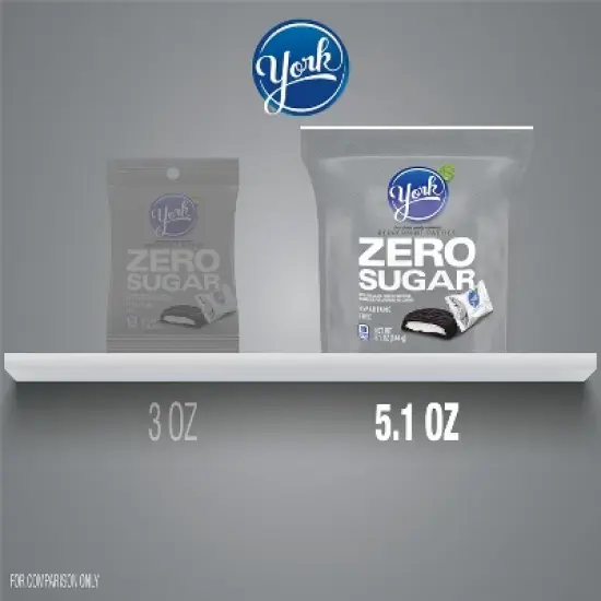 York Zero Sugar Chocolate Peppermint Patties Candy - 5.1oz image {6}