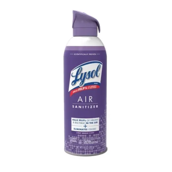 Lysol Light Breeze Air Sanitizing Spray - 10oz image {6}