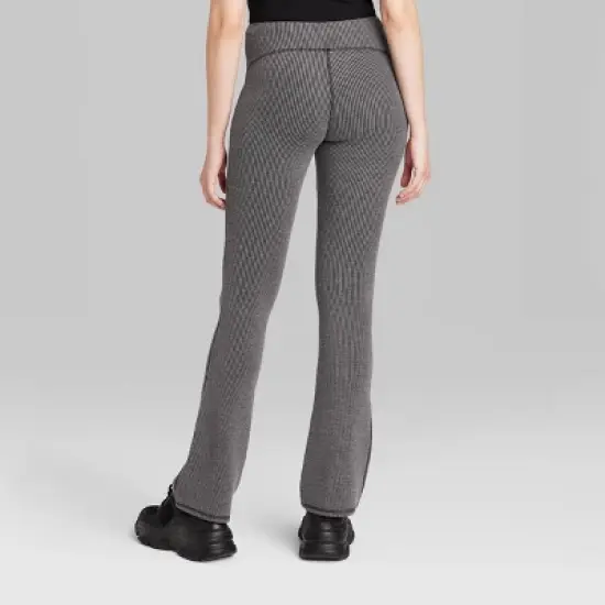 Women's Ribbed Flare Leggings - Wild Fable&trade; image {2}