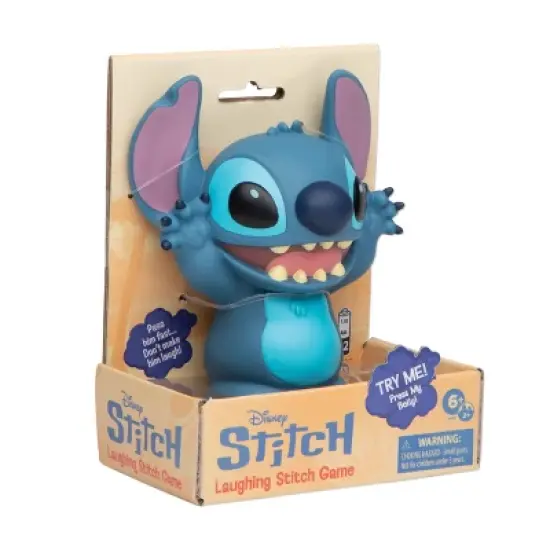 Disney Laughing Stitch Game: Includes Cards, Dice, Doll; Creative Thinking Board Game; 2+ Players; 15-Min Play image {2}