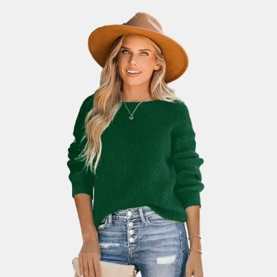 Women's Onyx Chunky Knit Sweater - Cupshe image {6}