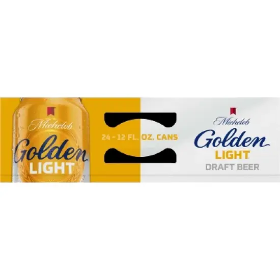 Michelob Golden Light Draft Beer - 24pk/12 fl oz Cans image {6}