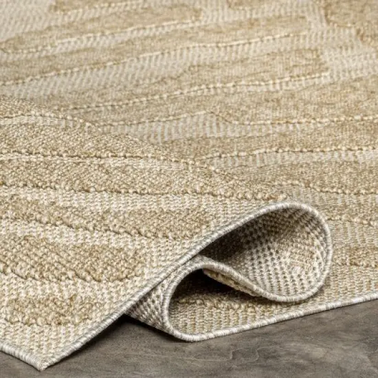 nuLOOM Kisha Transitional Abstract Indoor/Outdoor Patio Area Rug image {3}