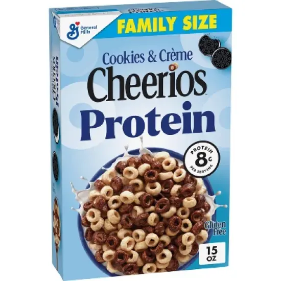 Cheerios Protein Cookies & Cream Family Size Cereal - 15oz image {8}