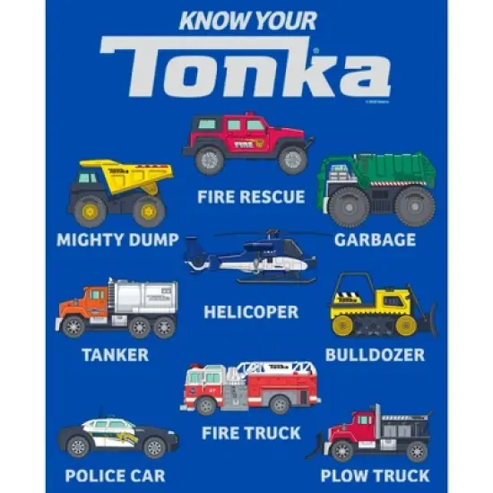 Boy's Tonka Truck Chart T-Shirt image {1}