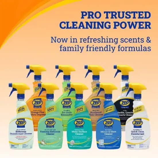 Zep Home Pro Orange Plus Kitchen Degreaser - Heavy-Duty Kitchen Cleaner - 24 oz. image {7}