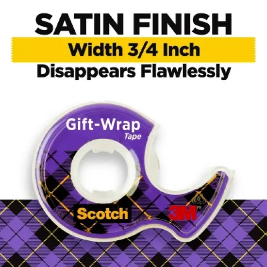 Scotch Gift Wrap Tape with Dispensers 3pk image {2}