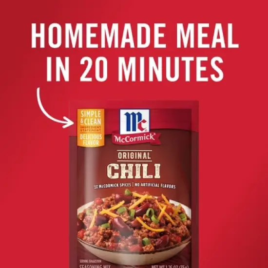 McCormick Chili Seasoning Mix Original - 1.25oz image {11}