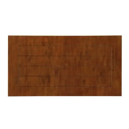 Wesley Extendable Dining Table Brown - ClickDecor image {9}