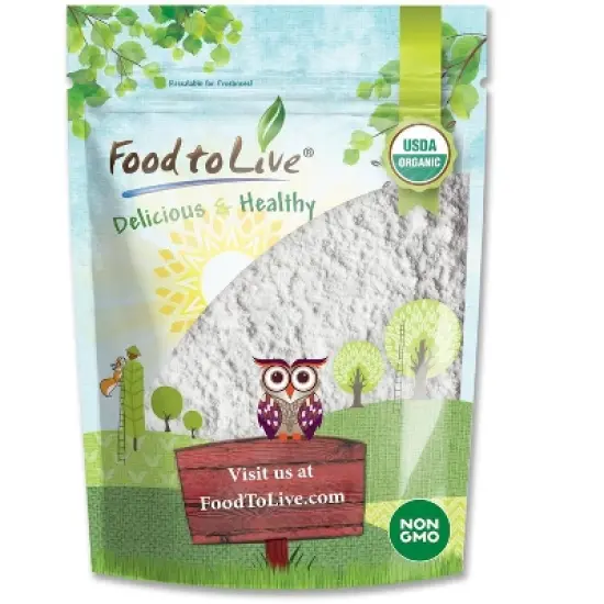 Organic Potato Starch - Unmodified Powder, Non-GMO, Pure Flour, Kosher, Vegan image {1}