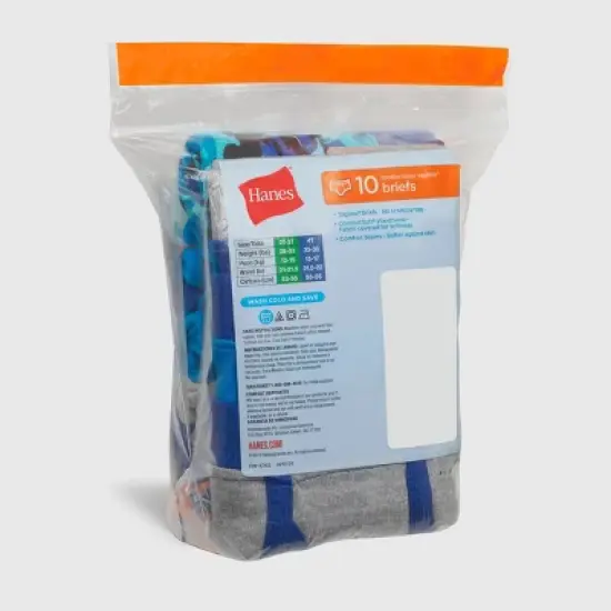 Hanes Toddler Boys' Briefs - Blue image {2}