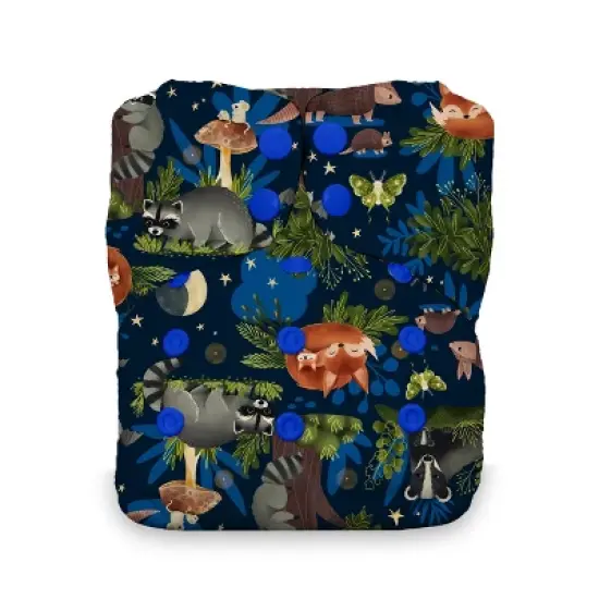 Thirsties | Natural One-Size All-in-One Snap Cloth Diaper Pack of 1 image {8}