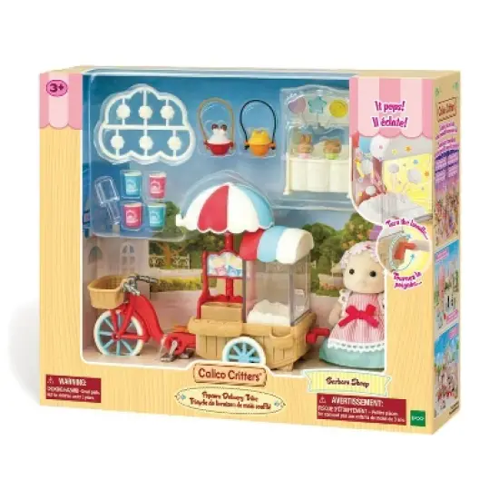 Calico Critters Popcorn Delivery Trike image {1}