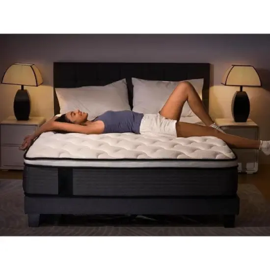 Dexmalle 10 Inch Breathable Cool Cover Memory Foam Spring Hybrid Mattress image {2}