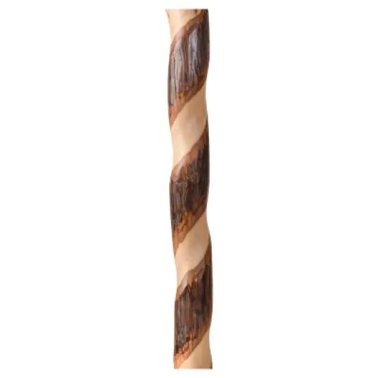 Brazos Walking Sticks Twisted Hickory Handcrafted Wood Cane - 55" image {2}