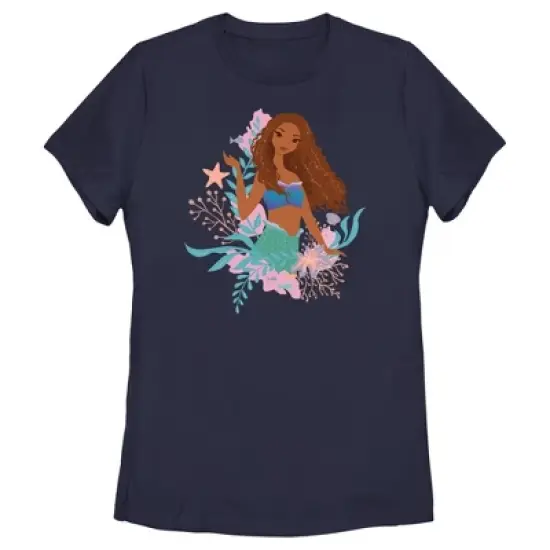 Women's The Little Mermaid Ariel Wave T-Shirt image {3}